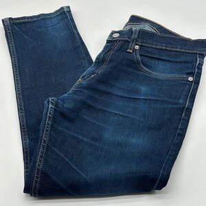 Men’s blue Levi’s 511 34x29 jeans distressed
